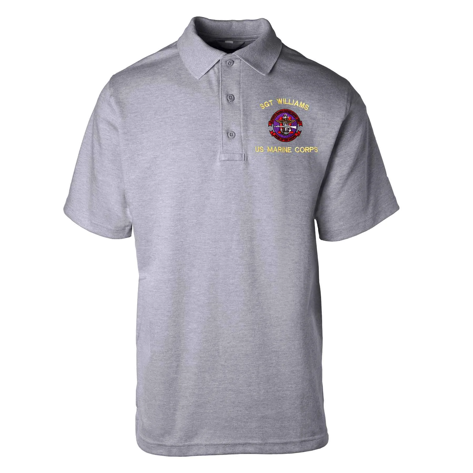 11th MEU Pride Of The Pacific Embroidered Tru-Spec Golf Shirt