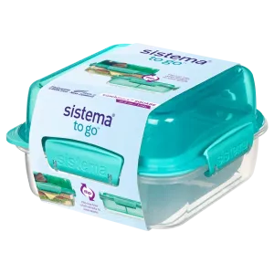 1.24 Lunch Stack Square TO GO - Teal