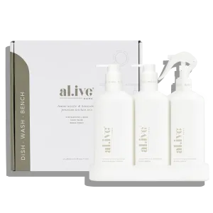 Al.ive Lemon Myrtle & Honeydew Premium Kitchen Trio