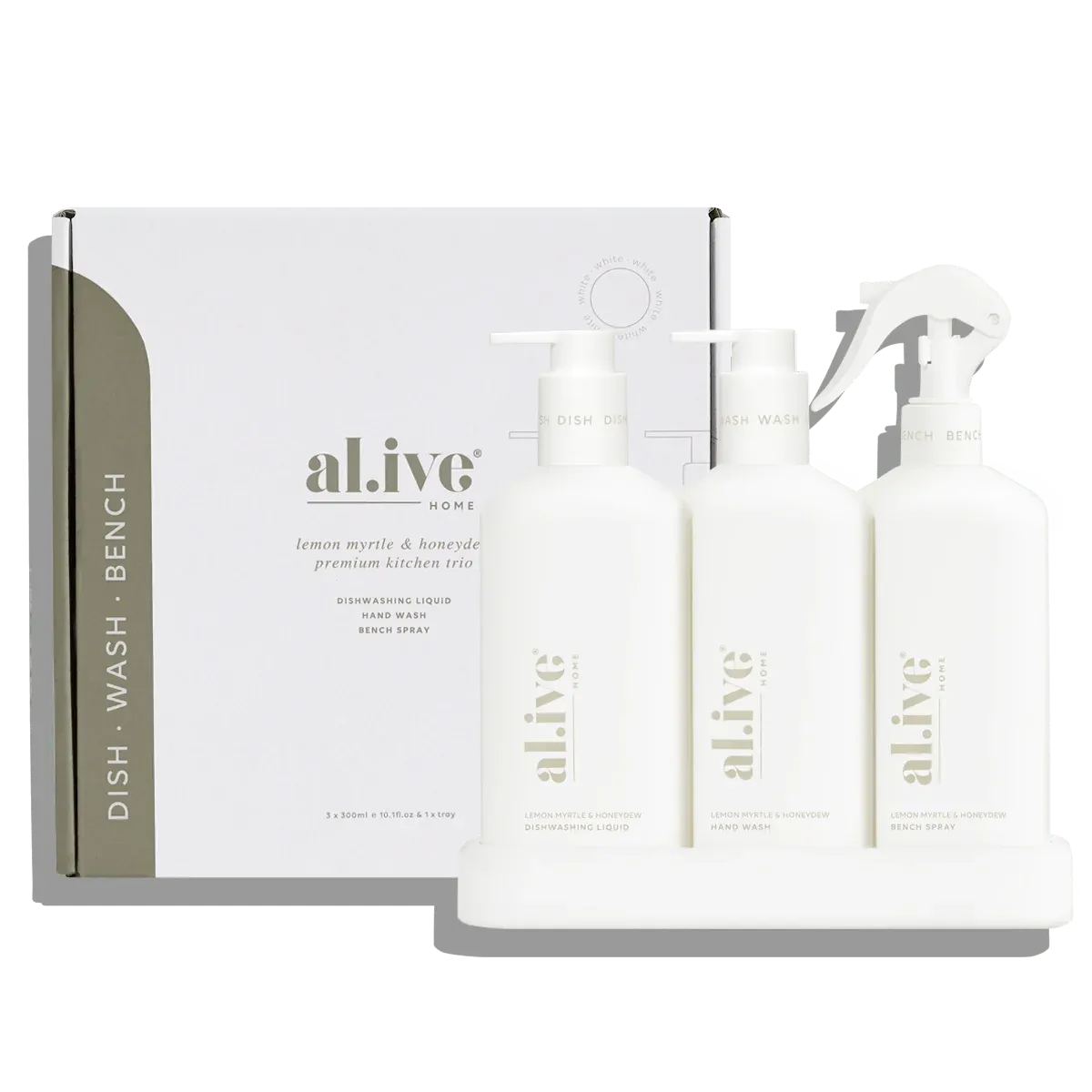 Al.ive Lemon Myrtle & Honeydew Premium Kitchen Trio