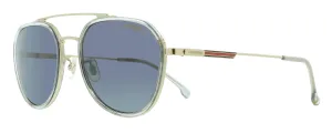 Carrera CA1028GS 02F7 IR Gold Grey Round Sunglasses