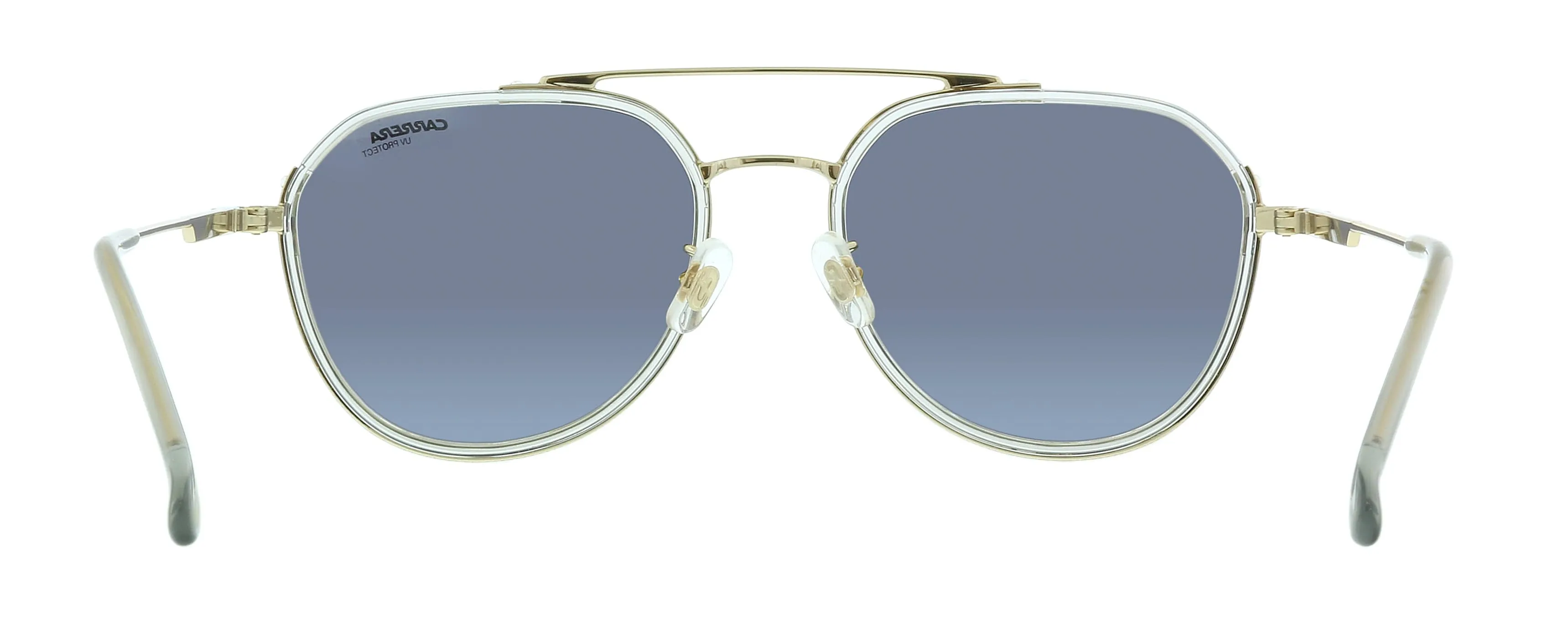 Carrera CA1028GS 02F7 IR Gold Grey Round Sunglasses