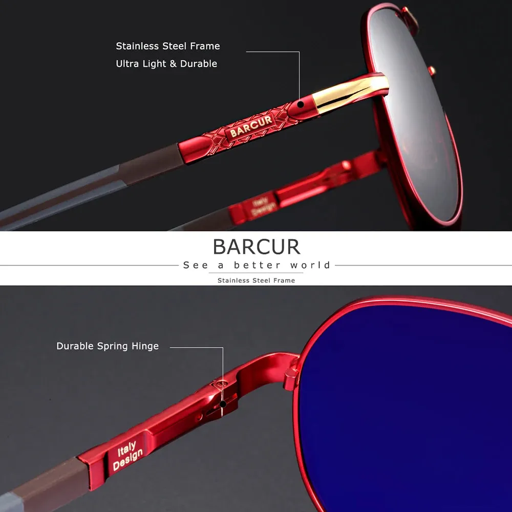 Classic Vintage Style Sunglasses w/ Polarized Lense for Men and Women