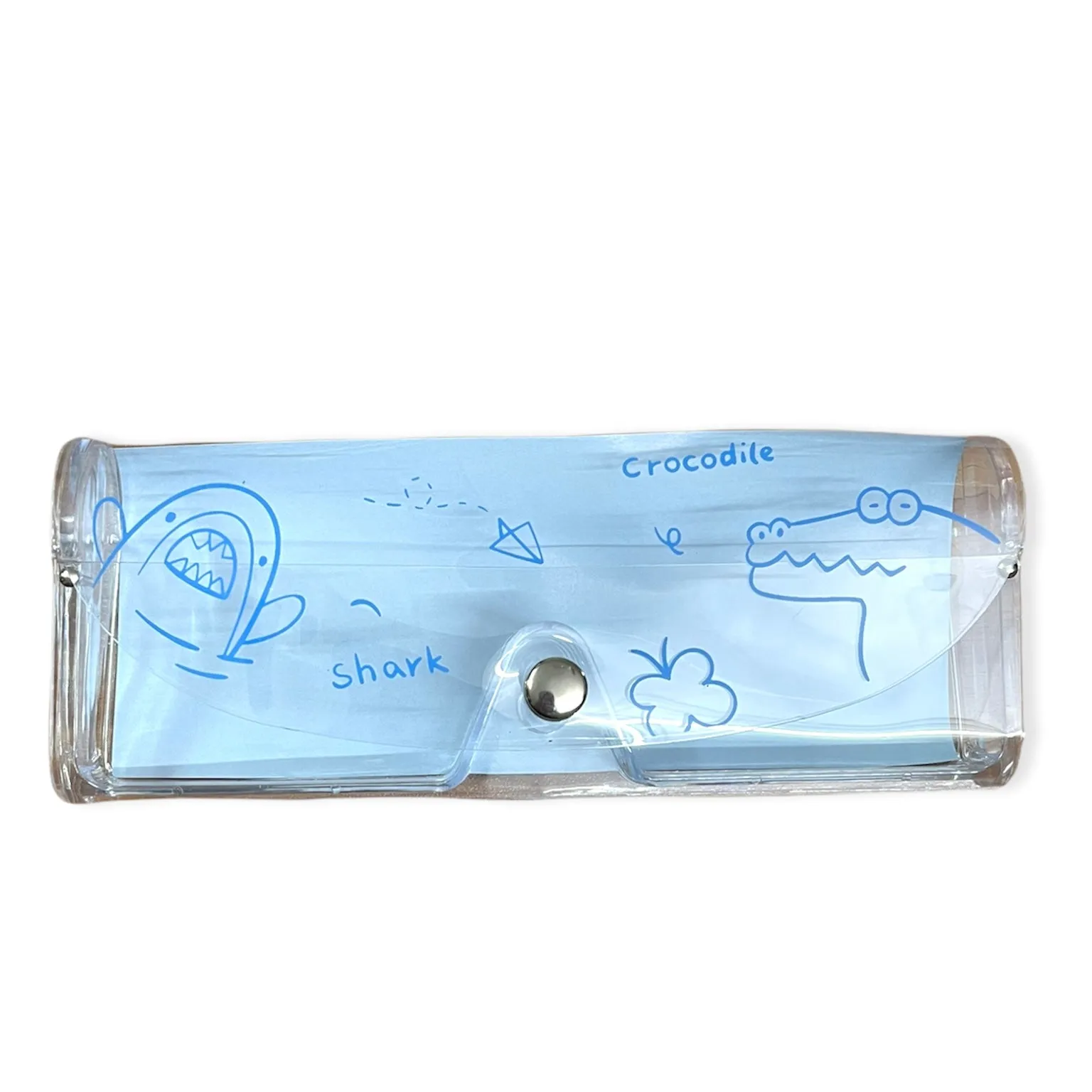 Clear Transparent Travel Sunglass Case - Animals