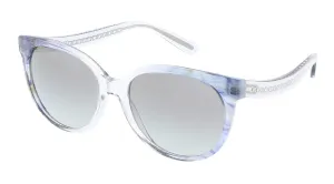 Coach 0HC8321 56553C55 Blue Ombre Full rim Round Sunglasses