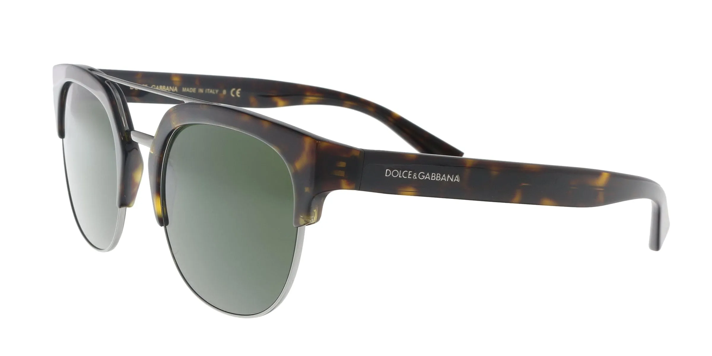 Dolce & Gabbana DG4317 502/71 Havana Square Sunglasses