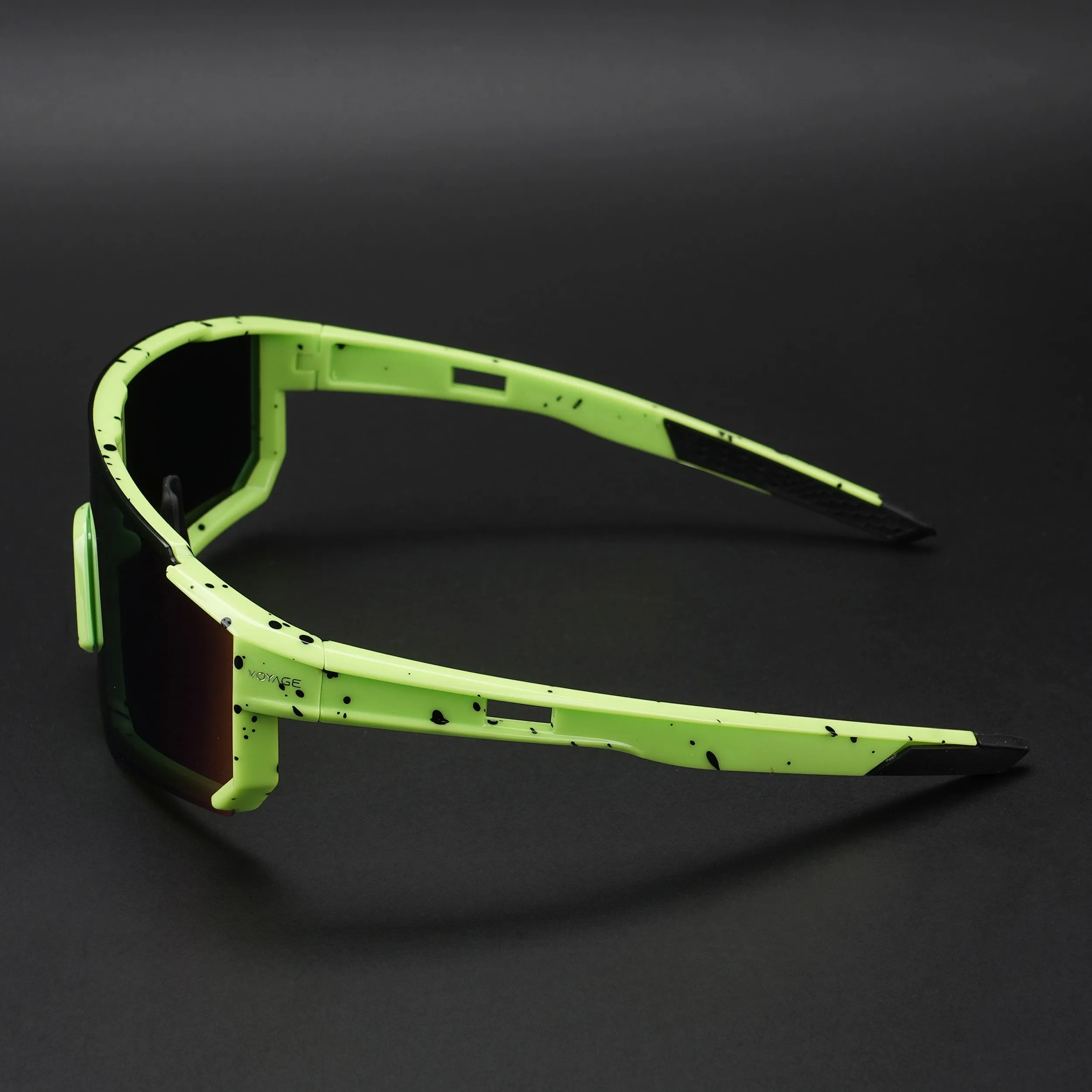 Drift Polarized Sunglasses (Multicolor Lens | Green Frame - PMG5596)