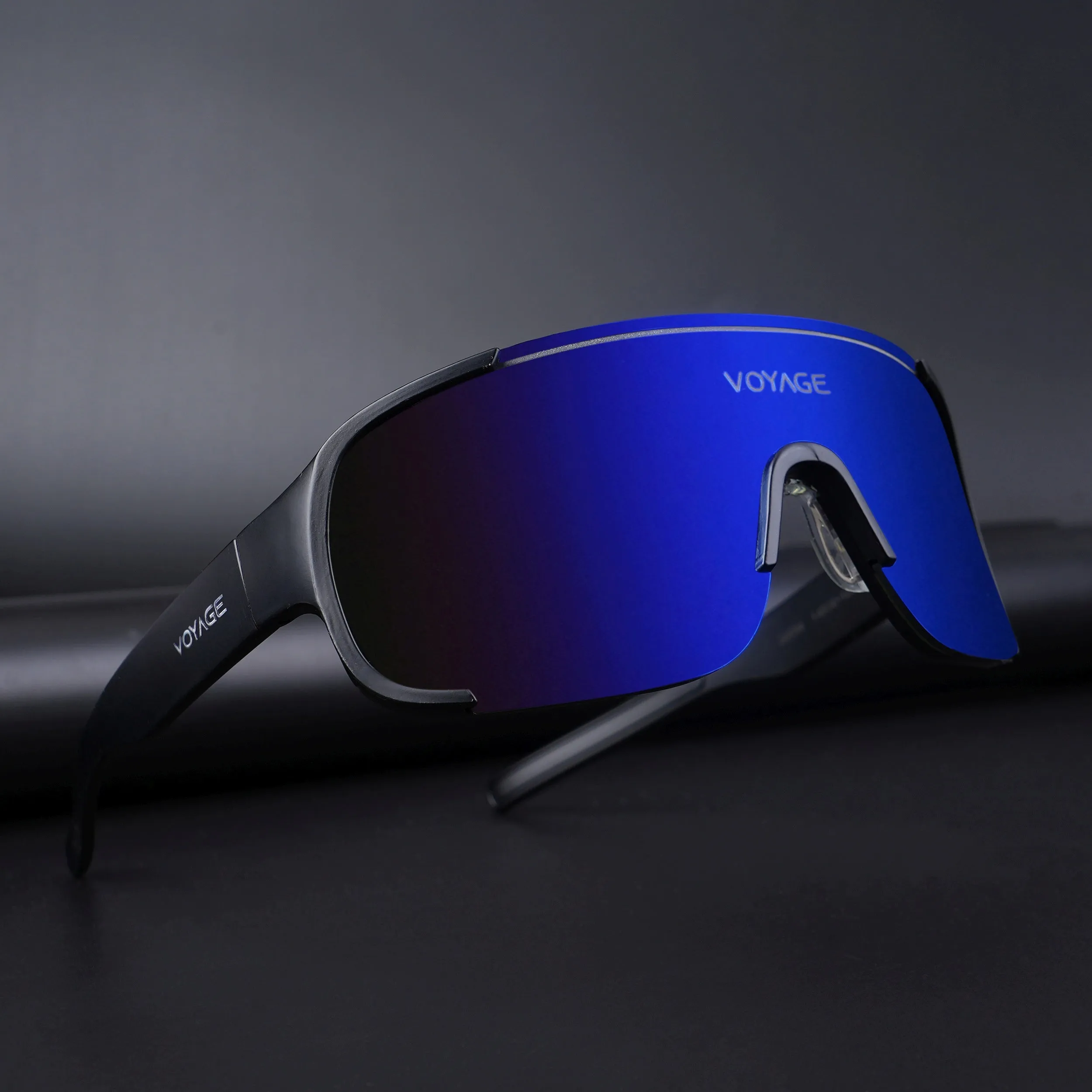 Drift Sunglasses (Blue Lens | Black Frame - MG5517)