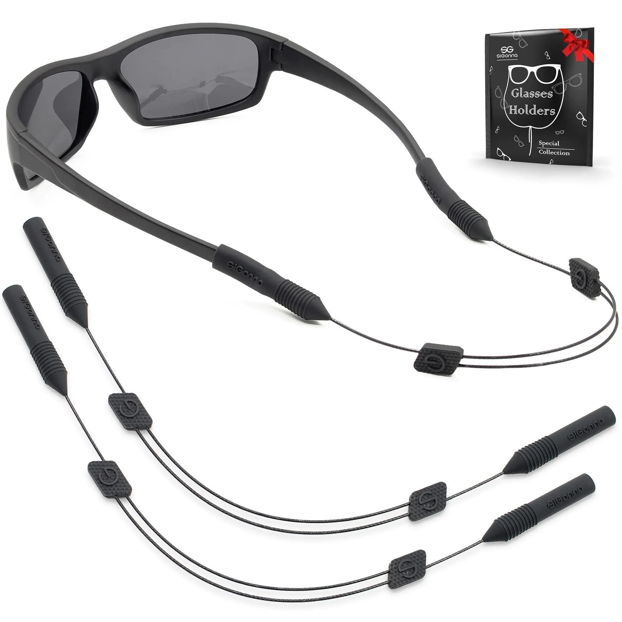 Eye Glasses String Strap Holder No Tail Sunglass Cors Adjustable M Size 13 inch