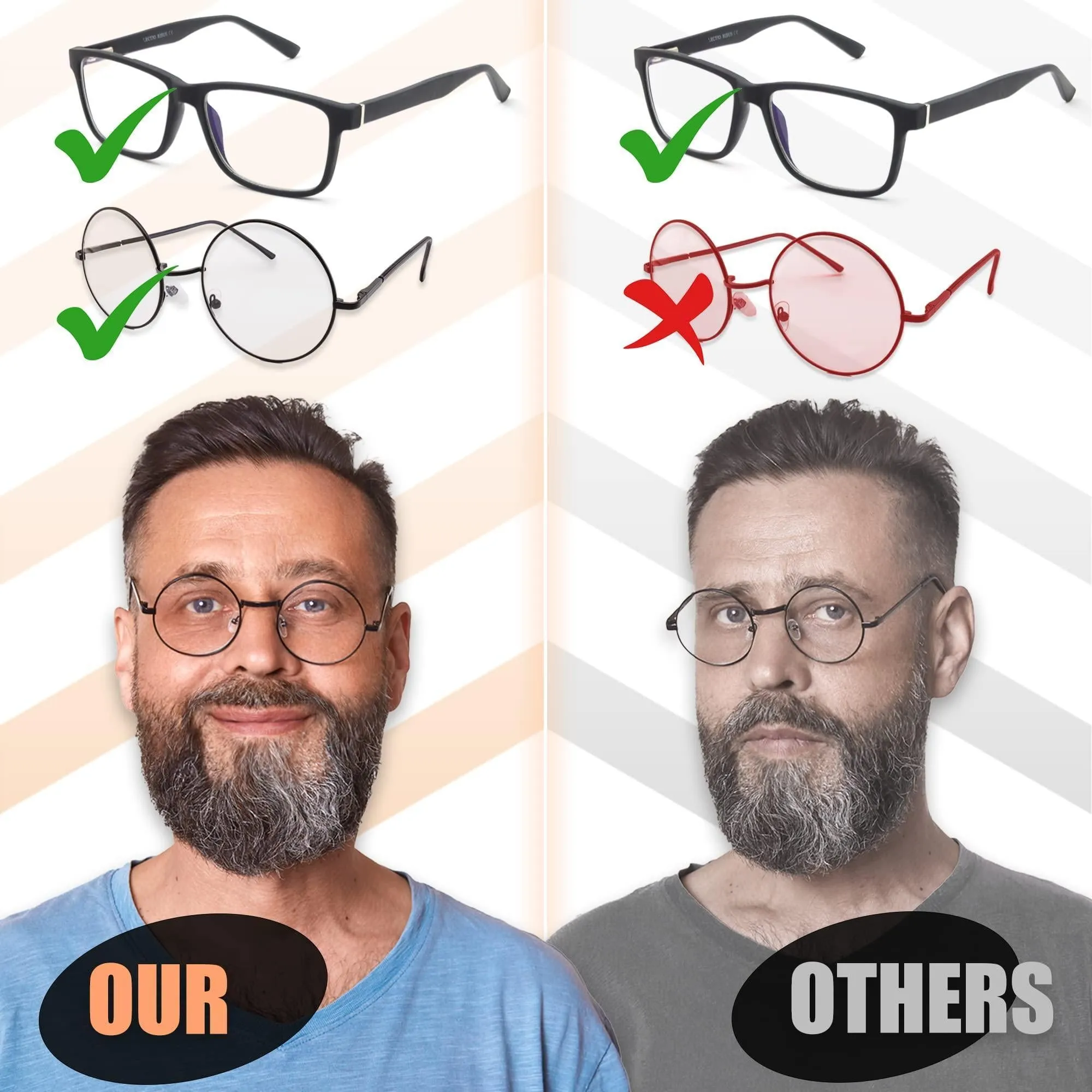 Eyeglass Strap Holder String Adjustable Glasses Holders Around Head 3 Pcs XL 17