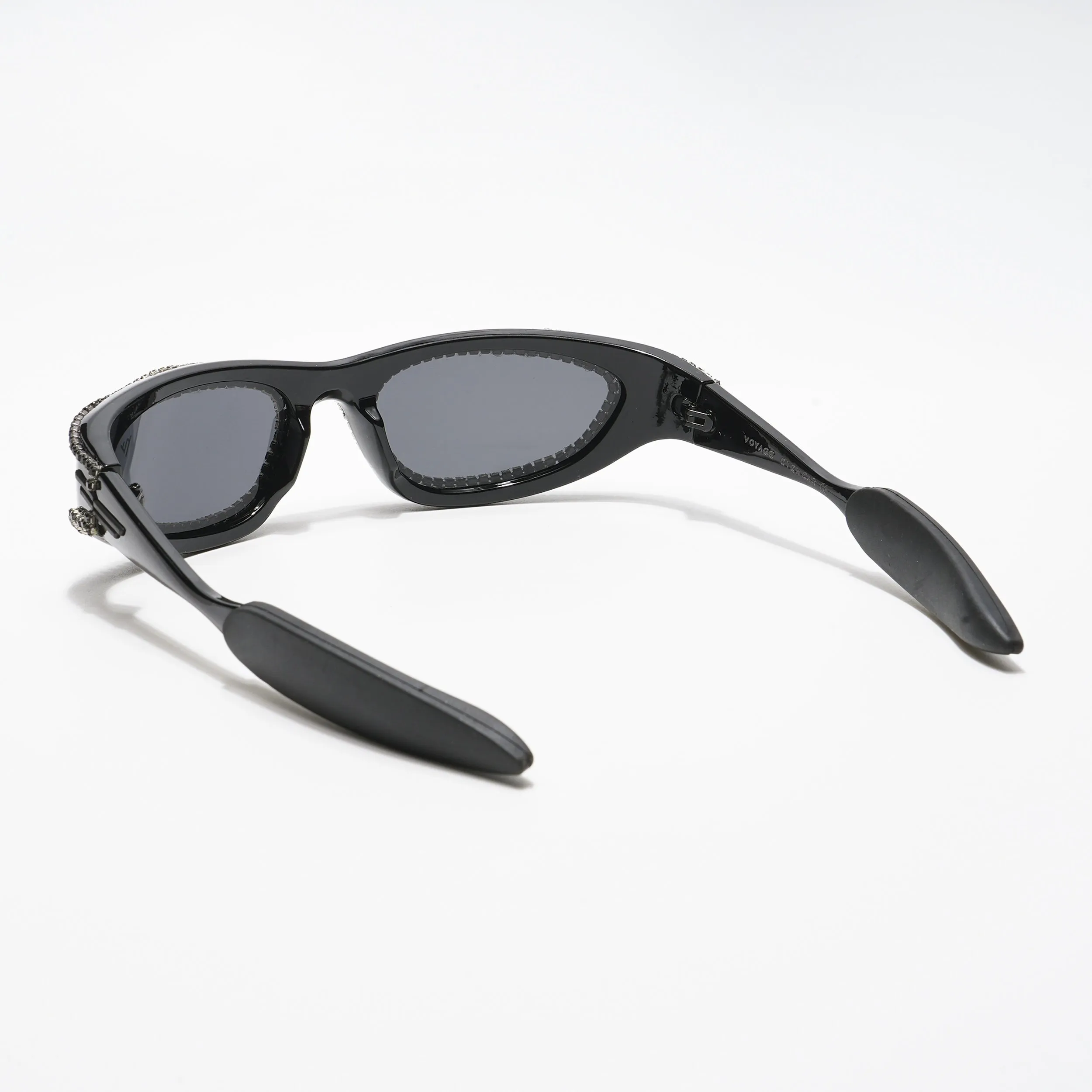 Flash | Black Wrap-Around Polarized Sunglasses - PMG4364