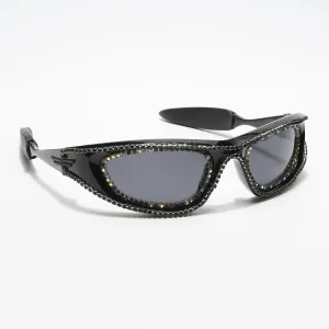 Flash | Black Wrap-Around Polarized Sunglasses - PMG4364