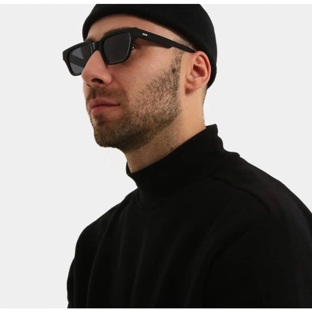 Komono The Brooklyn Polarized Sunglasses Black New