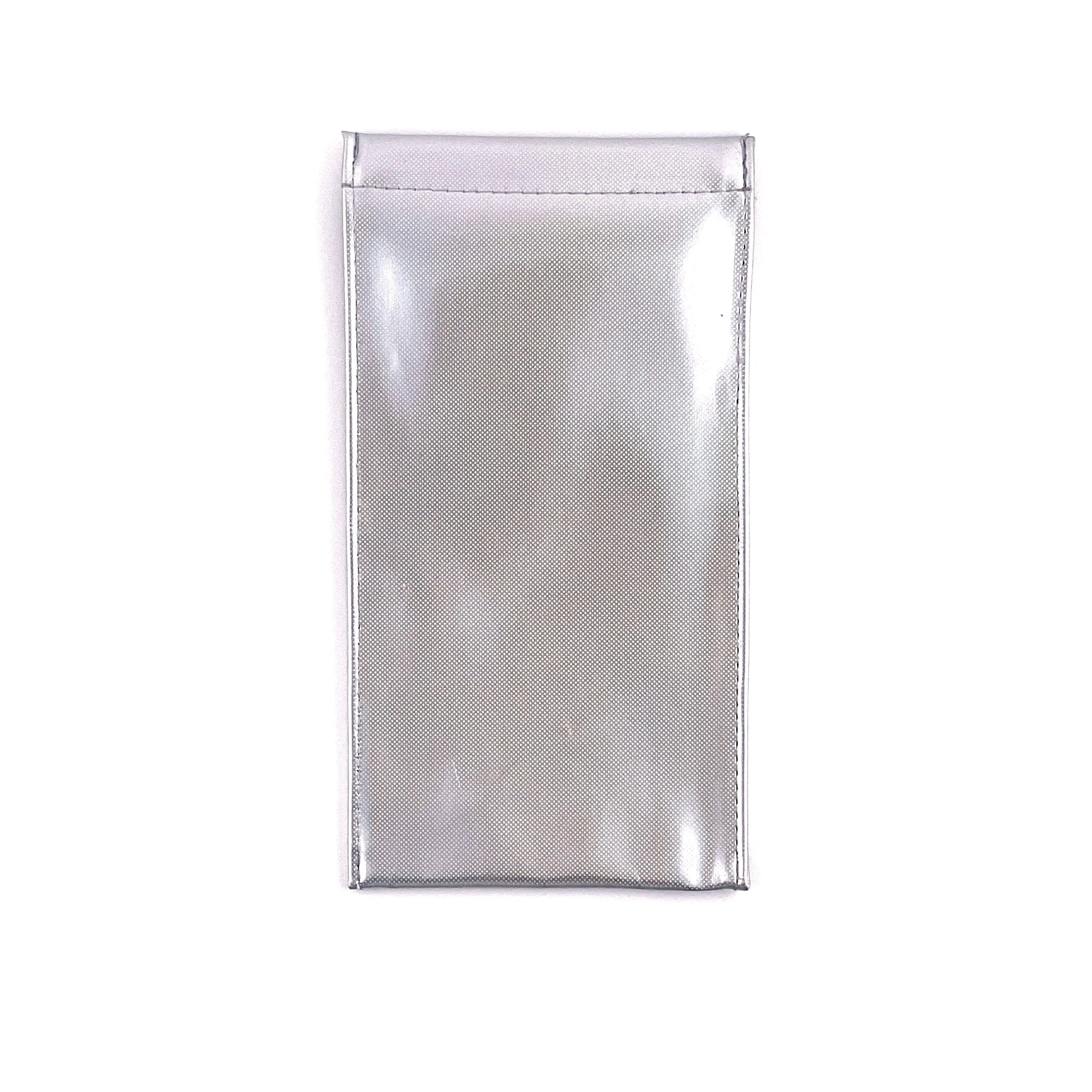 Large Squeeze Top Iridescent Micro Disco Dot Snap Case