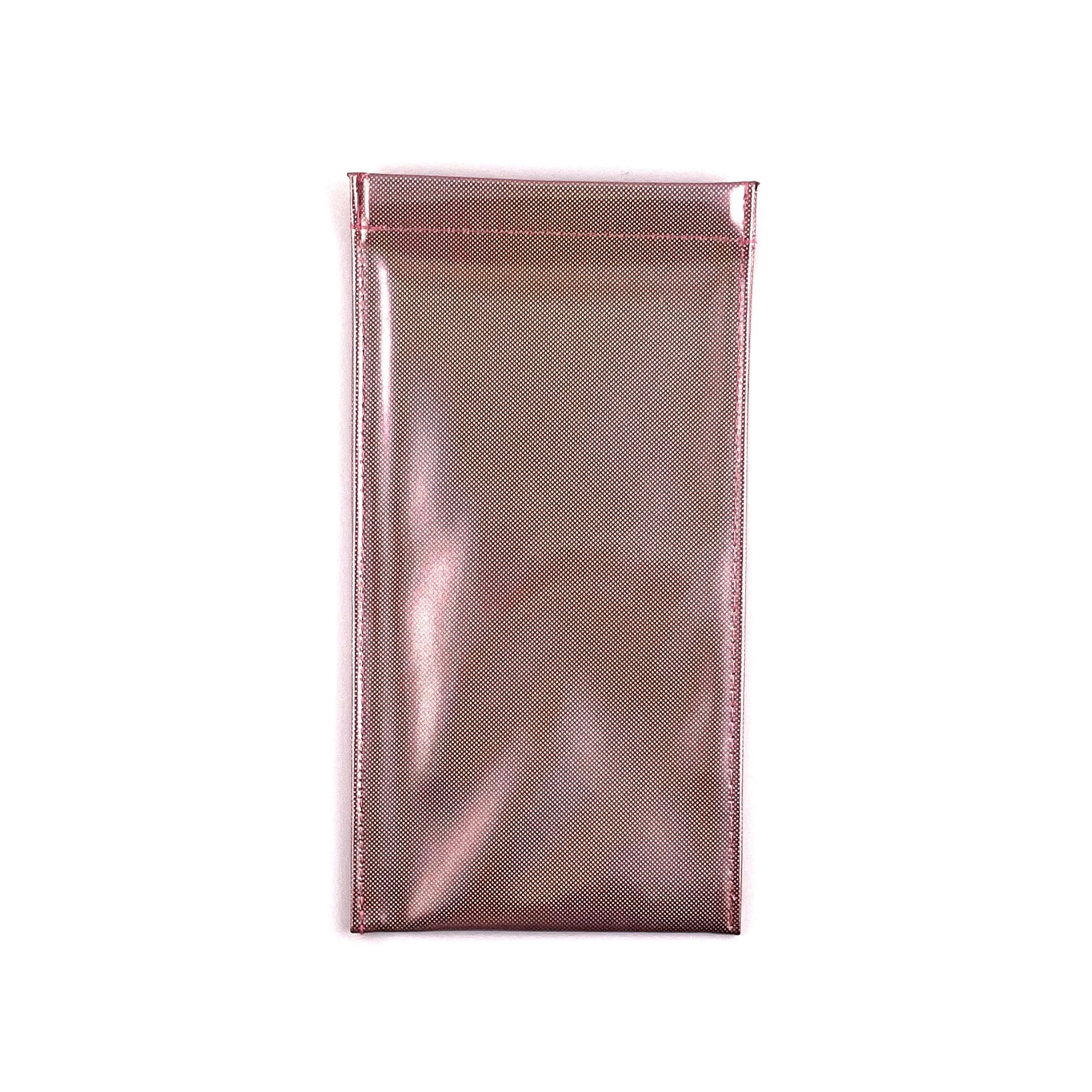 Large Squeeze Top Iridescent Micro Disco Dot Snap Case