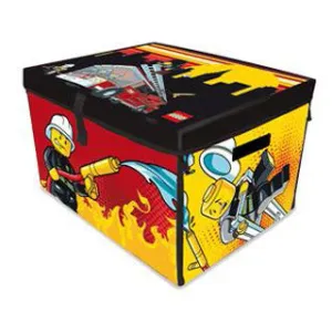 Lego City Fire ZipBin Large Toy Box
