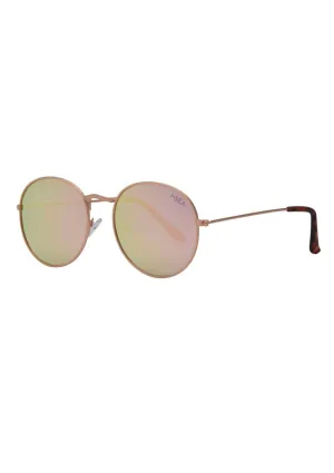 London Polarized Sunglasses - Rose Gold Pink