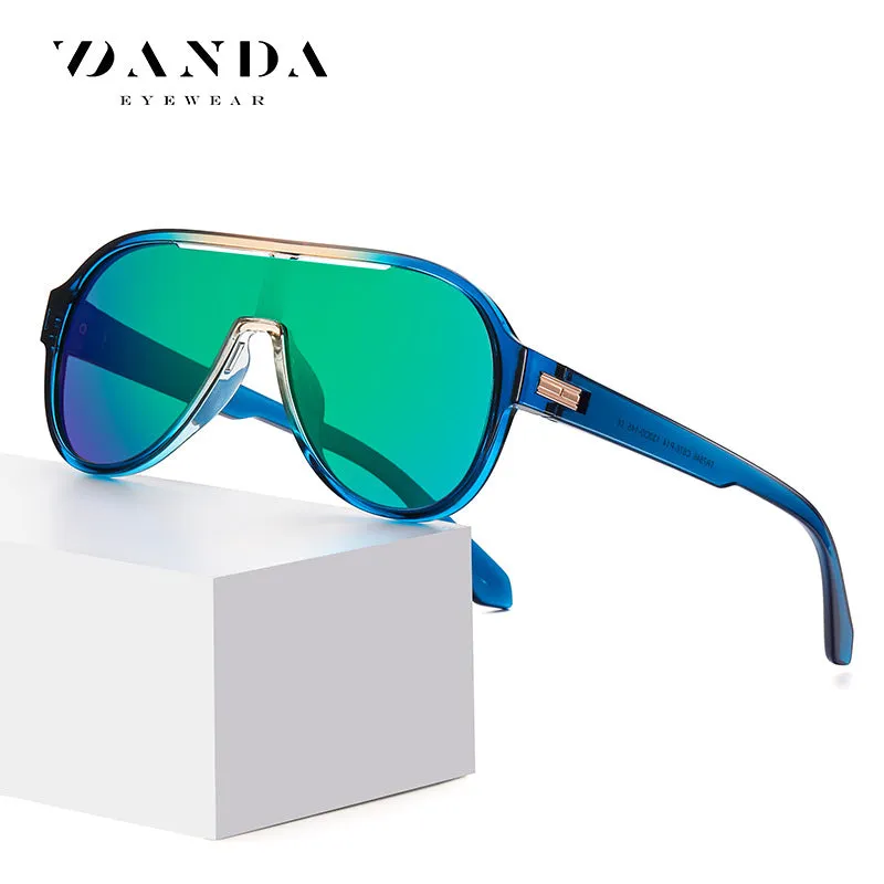 New TR conjoined large frame sunglasses TR7546 fashionable cross-border European and American style sunglasses colorful polarized sunglasses
