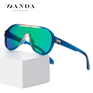 New TR conjoined large frame sunglasses TR7546 fashionable cross-border European and American style sunglasses colorful polarized sunglasses