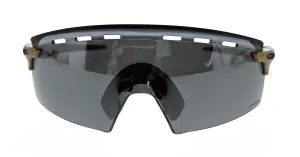 Oakley 0OO9235 923512 Encoder strike vented Rimless Matte Red/Gold Colorshift  Shield Sunglasses