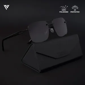 Odyssey | Black Polarized Wayfarer Sunglasses - PMG4143