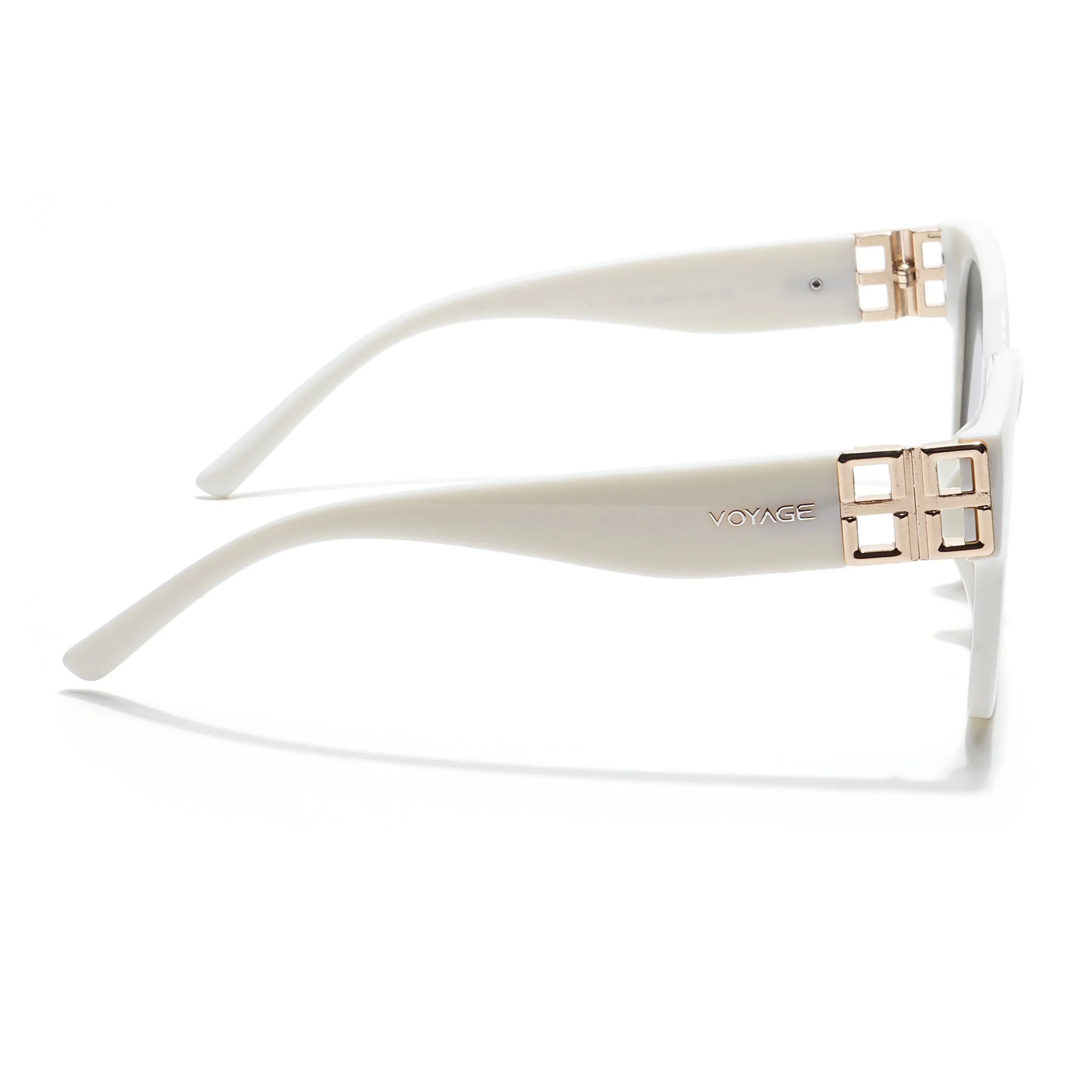 Over Size Sunglasses (Black Lens | Off White Frame - MG5815)