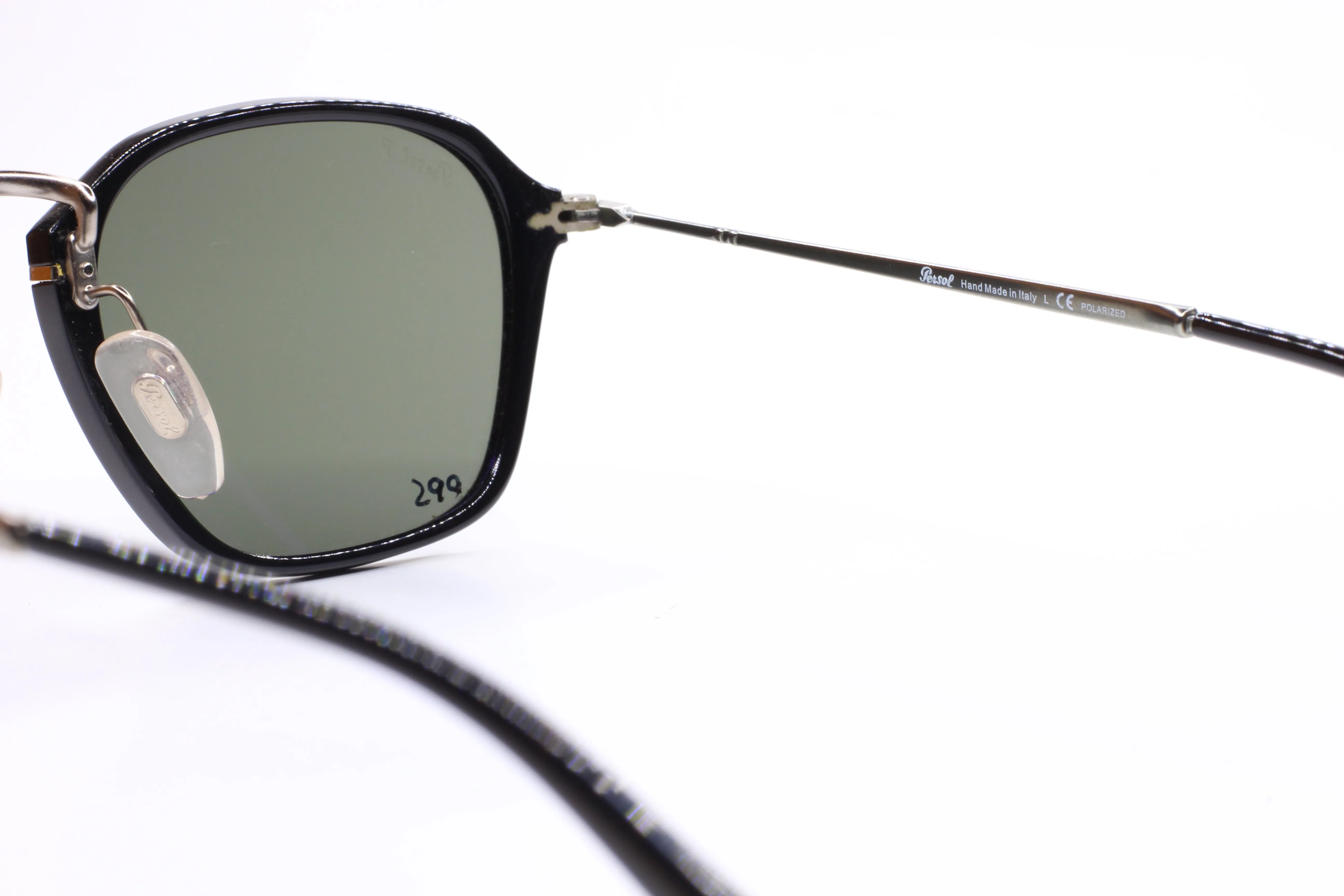 Persol PO3047S 95/58 Black Polarized Designer Italy Sunglasses -Ma