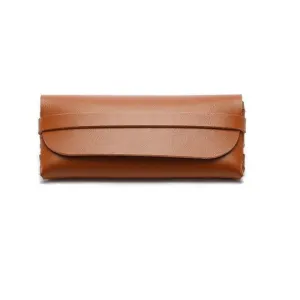 Portable Soft Leather Sunglass Case