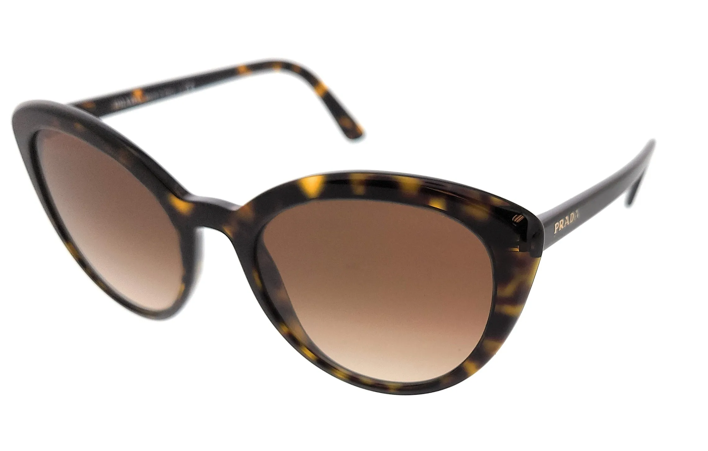 Prada 0PR 02VS 2AU6S1 Havana Round Sunglasses