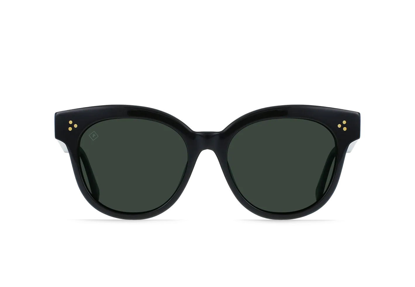 Raen Nikol Crystal Black Green Polarized Sunglasses