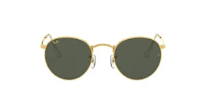 Rayban Round Metal Legend Gold-G-15 Green 53
