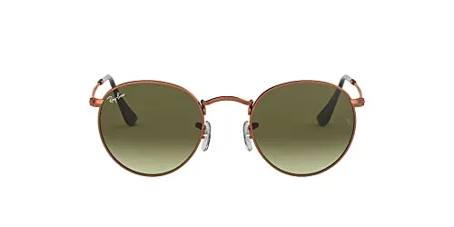 Rayban Round Metal Medium Bronze-Green Gradient Brown 53