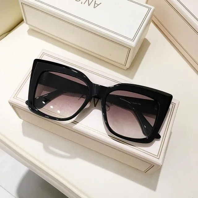Rectangle Cat Eye Sunglasses