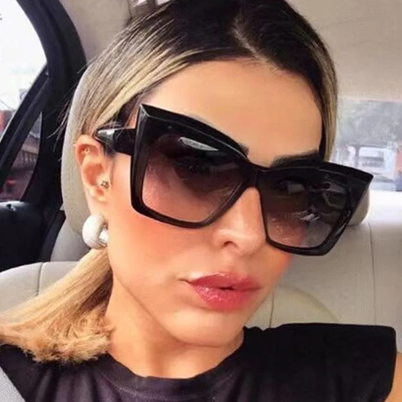 Rectangle Cat Eye Sunglasses