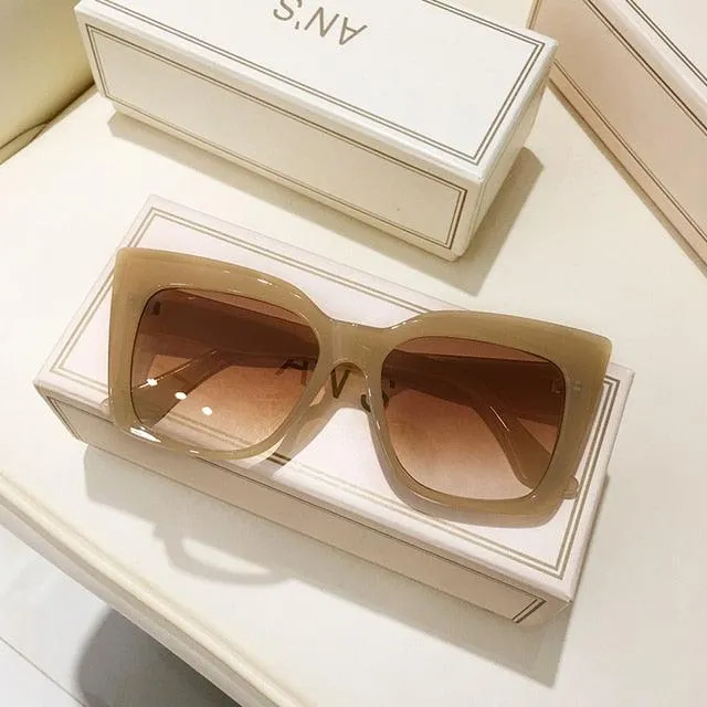 Rectangle Cat Eye Sunglasses