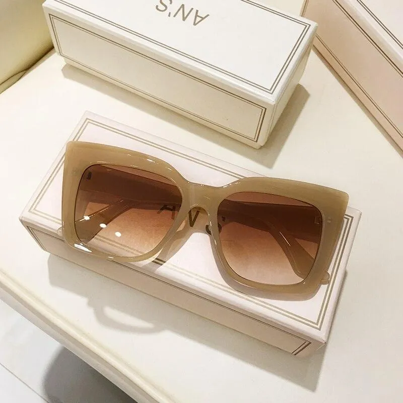Rectangle Cat Eye Sunglasses