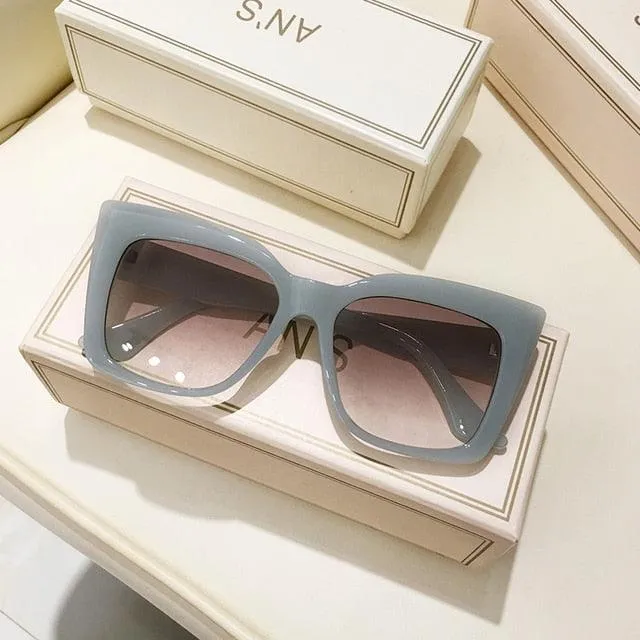 Rectangle Cat Eye Sunglasses