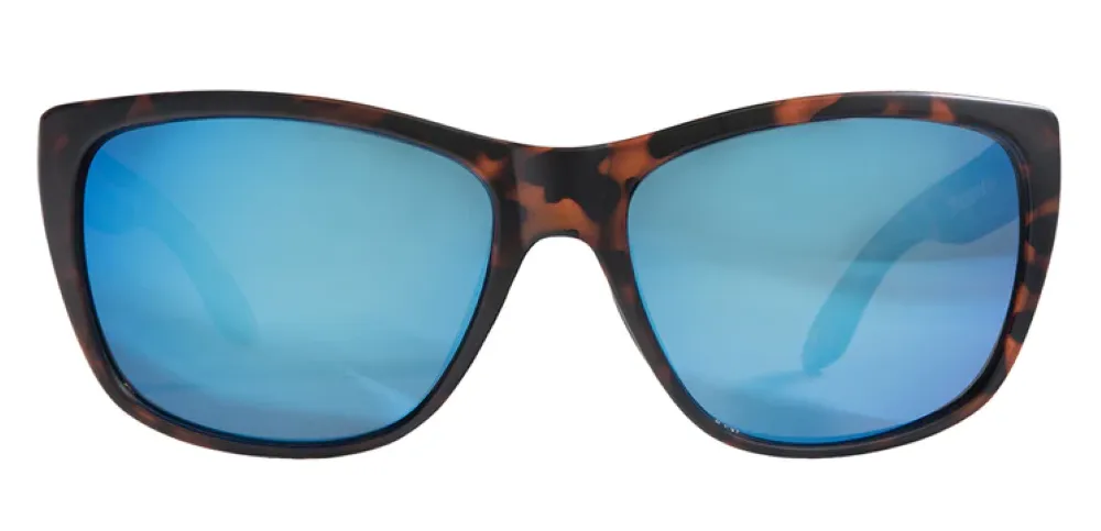 Rheos Unisex Sapelos Tortoise Frames Marine Lens Polarized Sunglasses