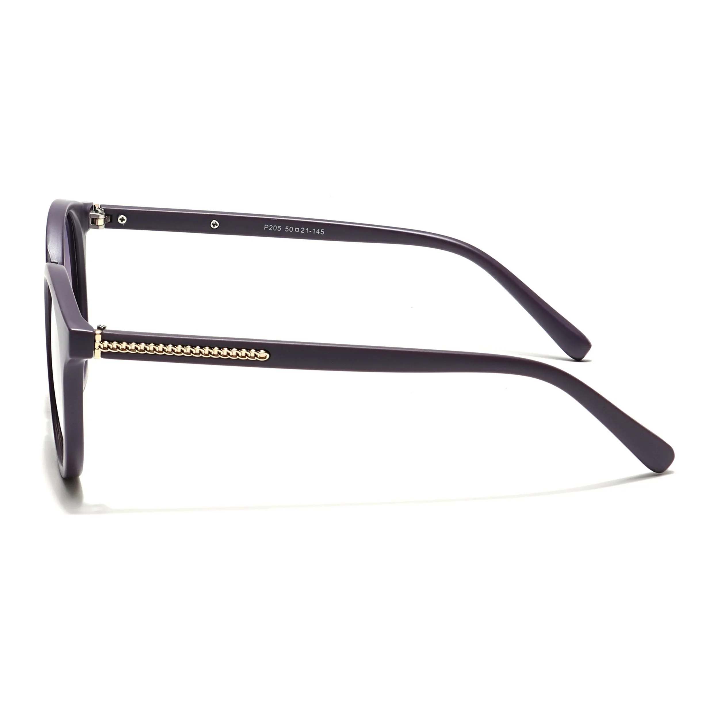 Round Brown & Clear Polarized Sunglasses - PMG4260