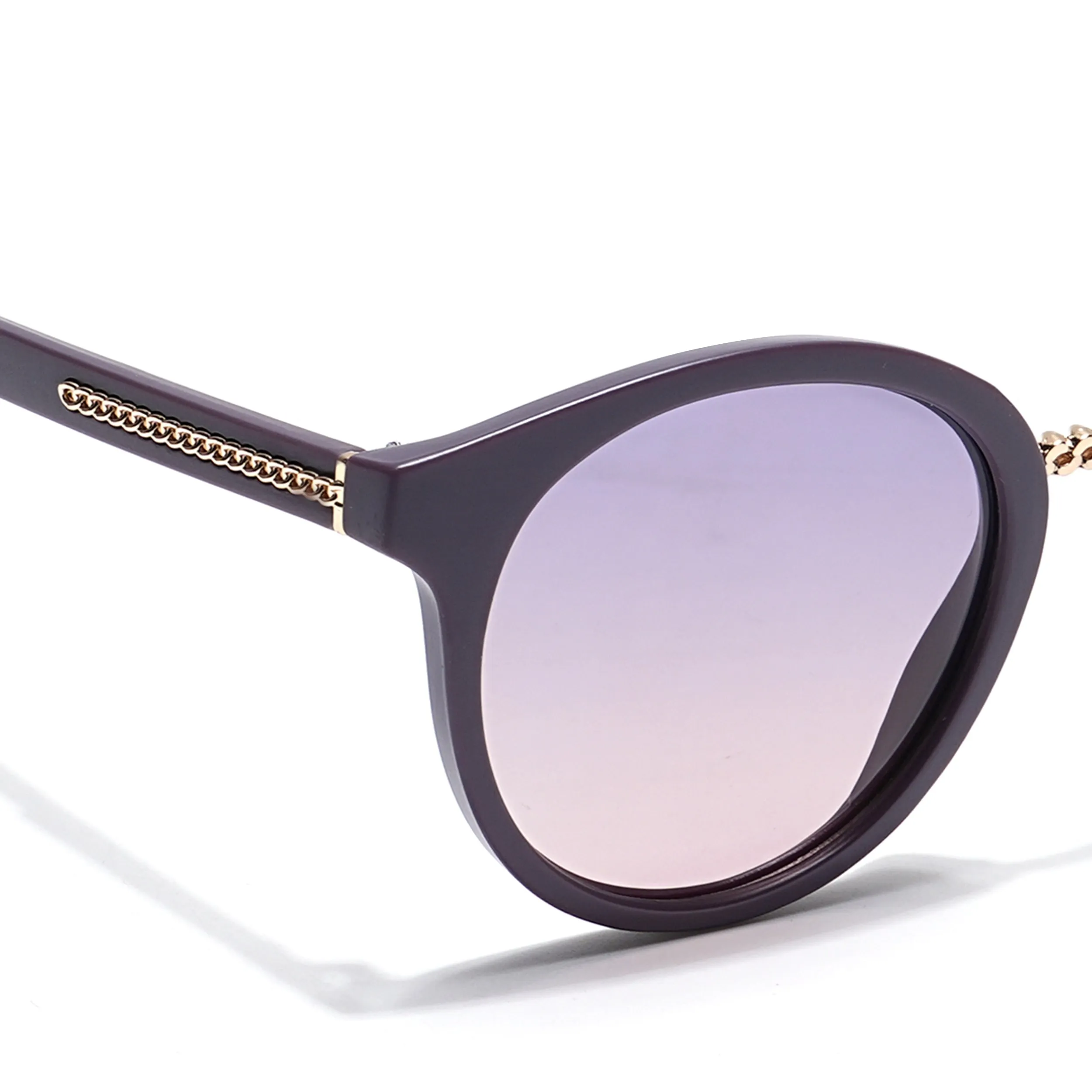 Round Brown & Clear Polarized Sunglasses - PMG4260