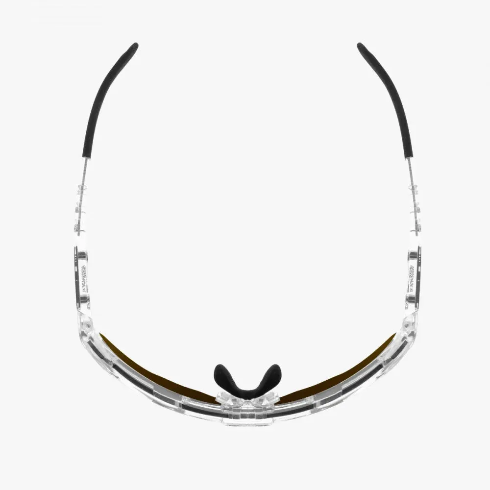 SCICON Aeroshade Kunken Eyewear - Crystal Gloss/Multimirror Bronze