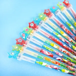 Shark Family Stackable Crayon with Stamper Topper