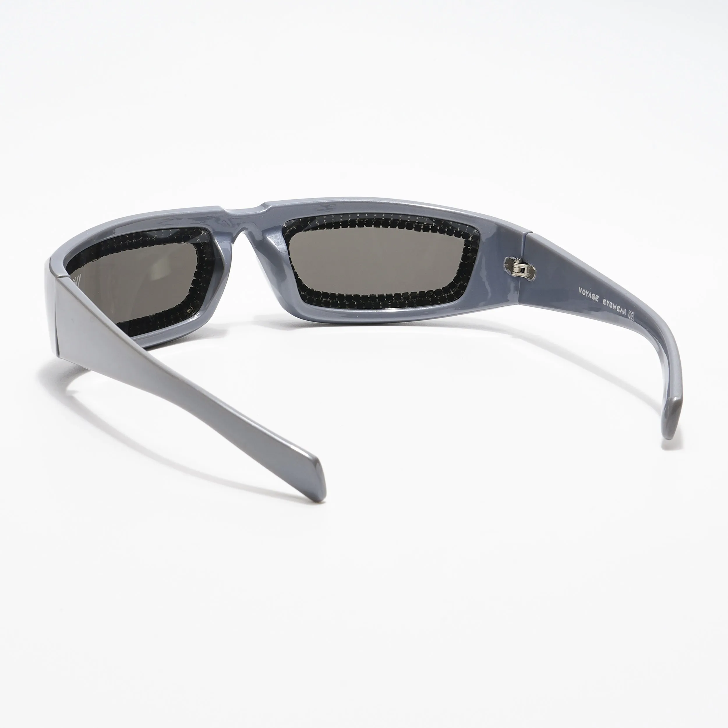 Silver Wrap-Around Sunglasses - MG4354