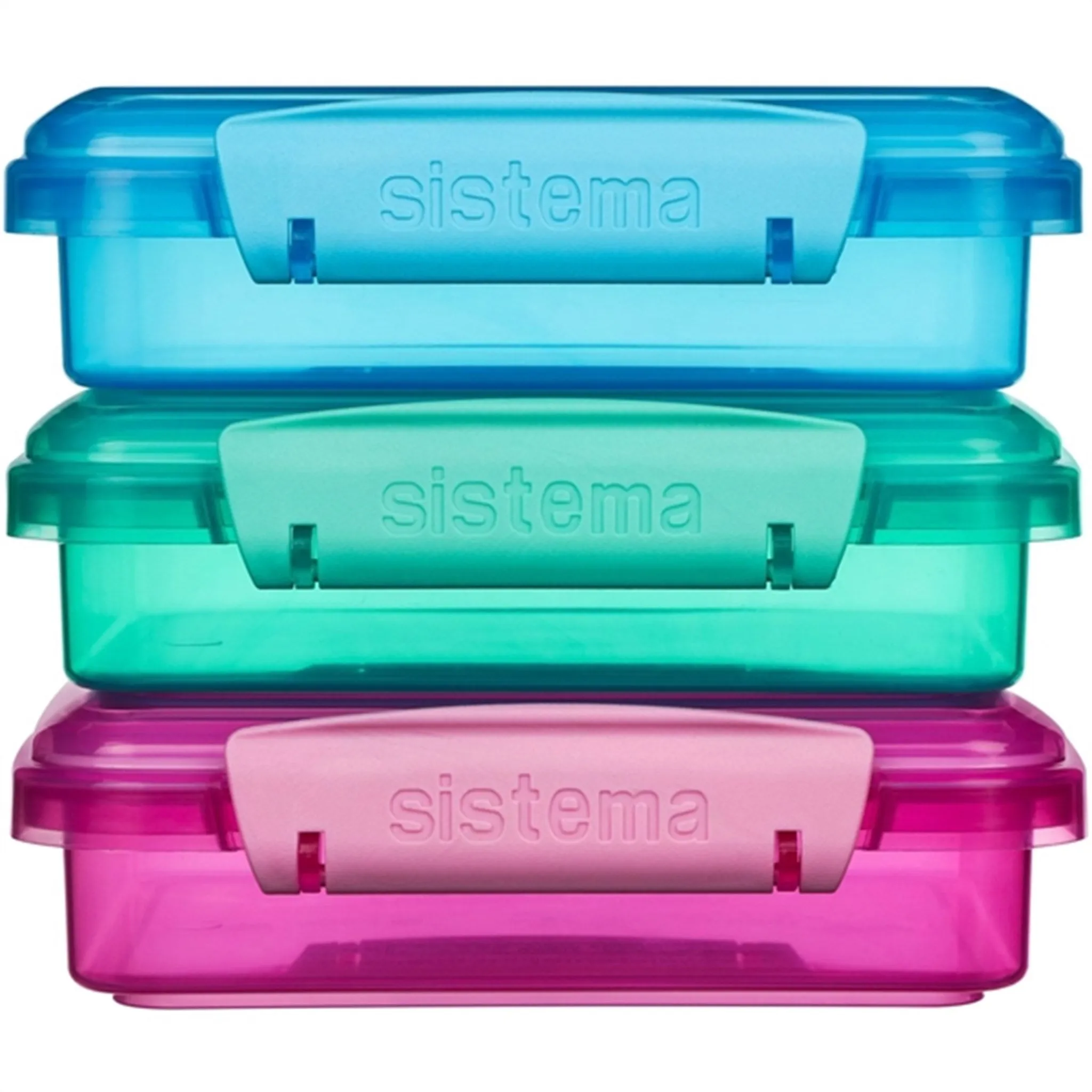 Sistema Sandwich Box Lunch Box 450 ml Lunch Mixed Pack 3-pack