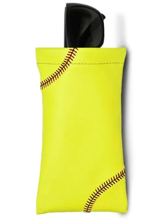 Softball Eyeglass Case