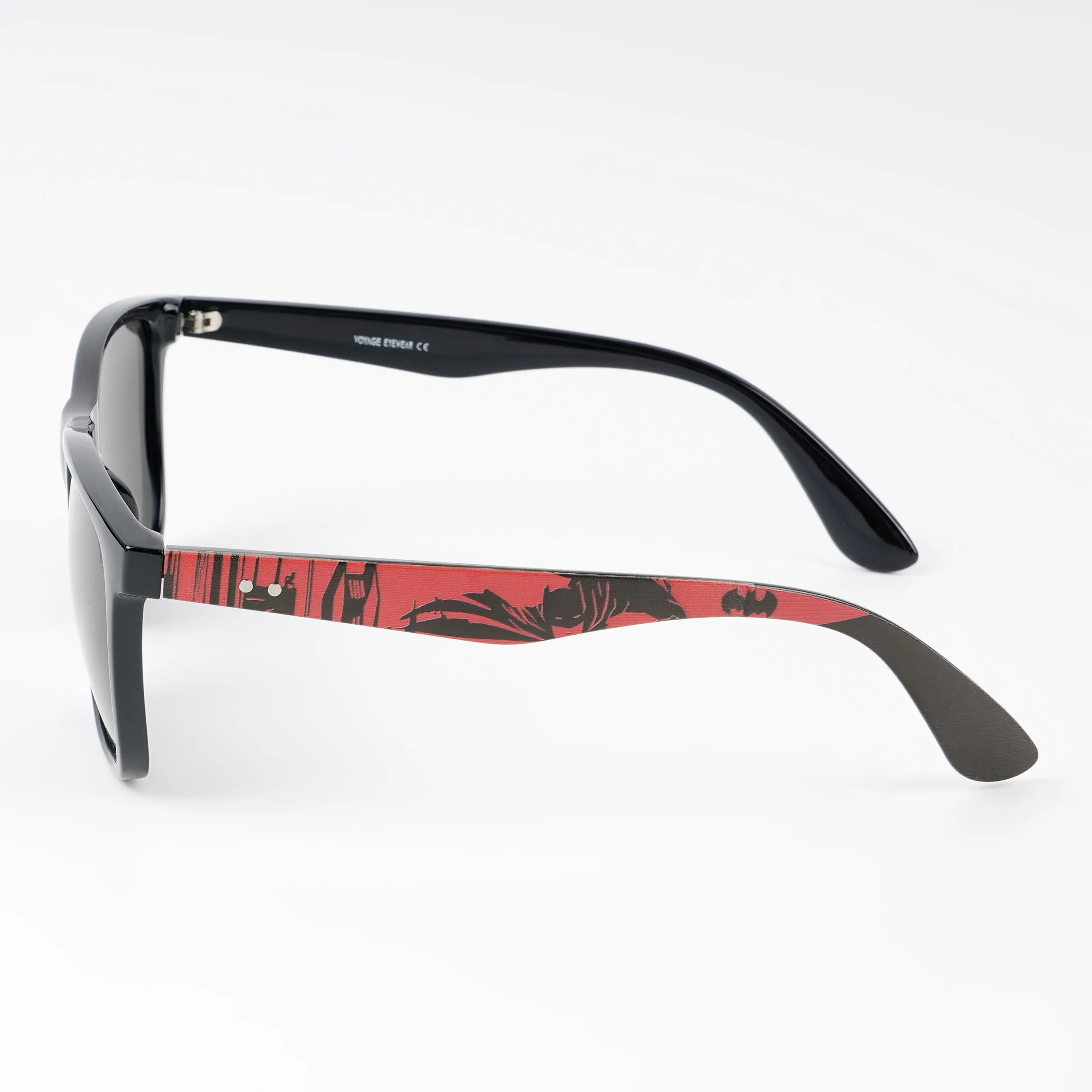 Square Polarized Sunglasses (Black Lens | Black Frame - PMG4812)