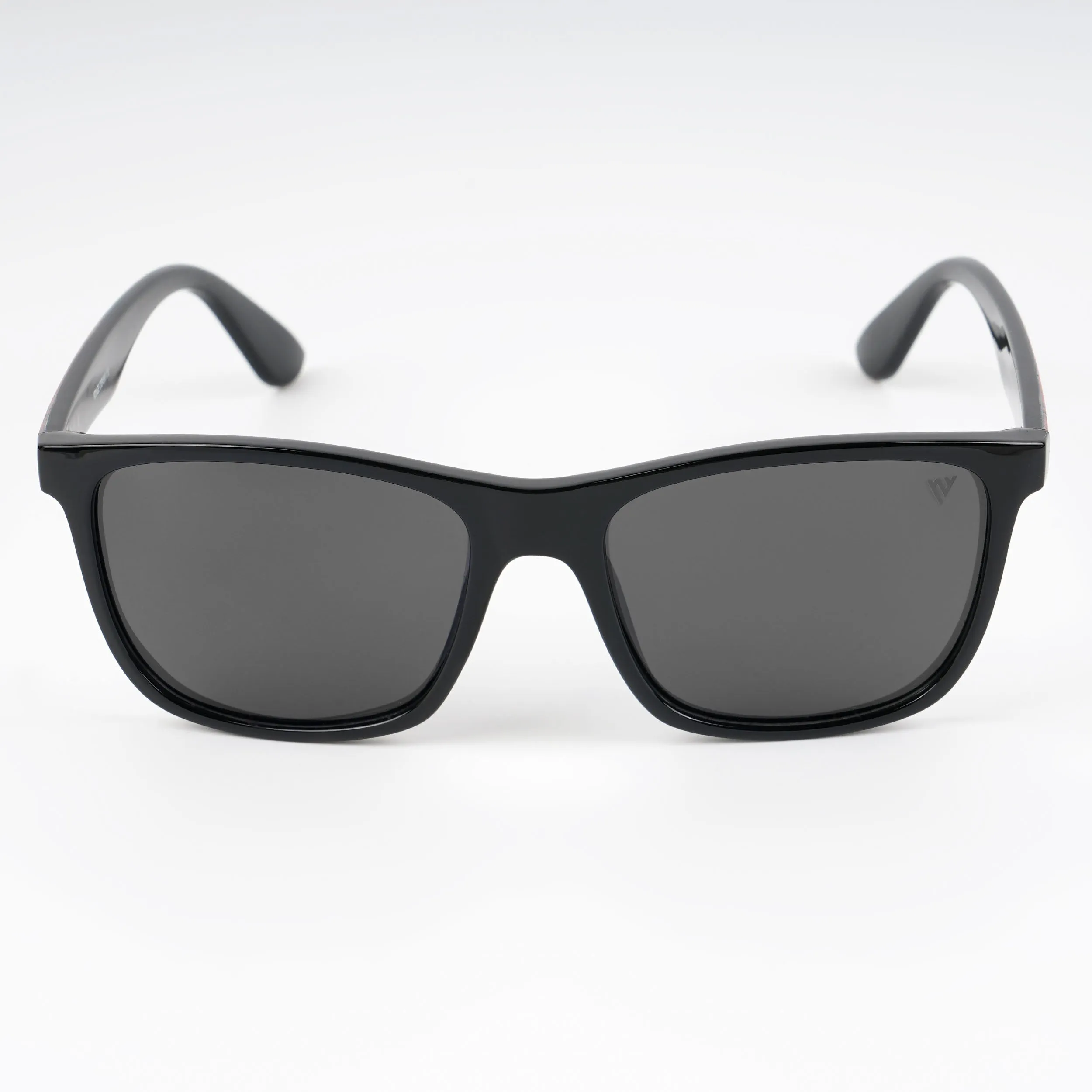Square Polarized Sunglasses (Black Lens | Black Frame - PMG4812)