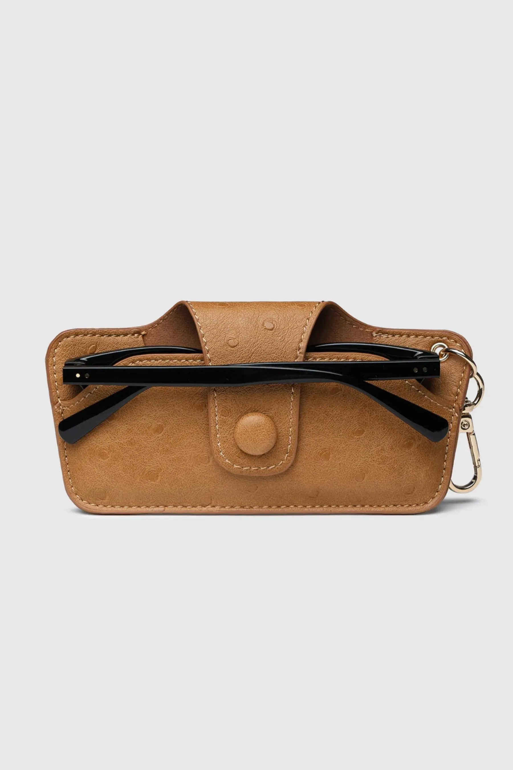 Sunglasses Case | Ostrich Nutmeg