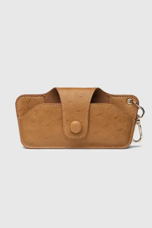 Sunglasses Case | Ostrich Nutmeg