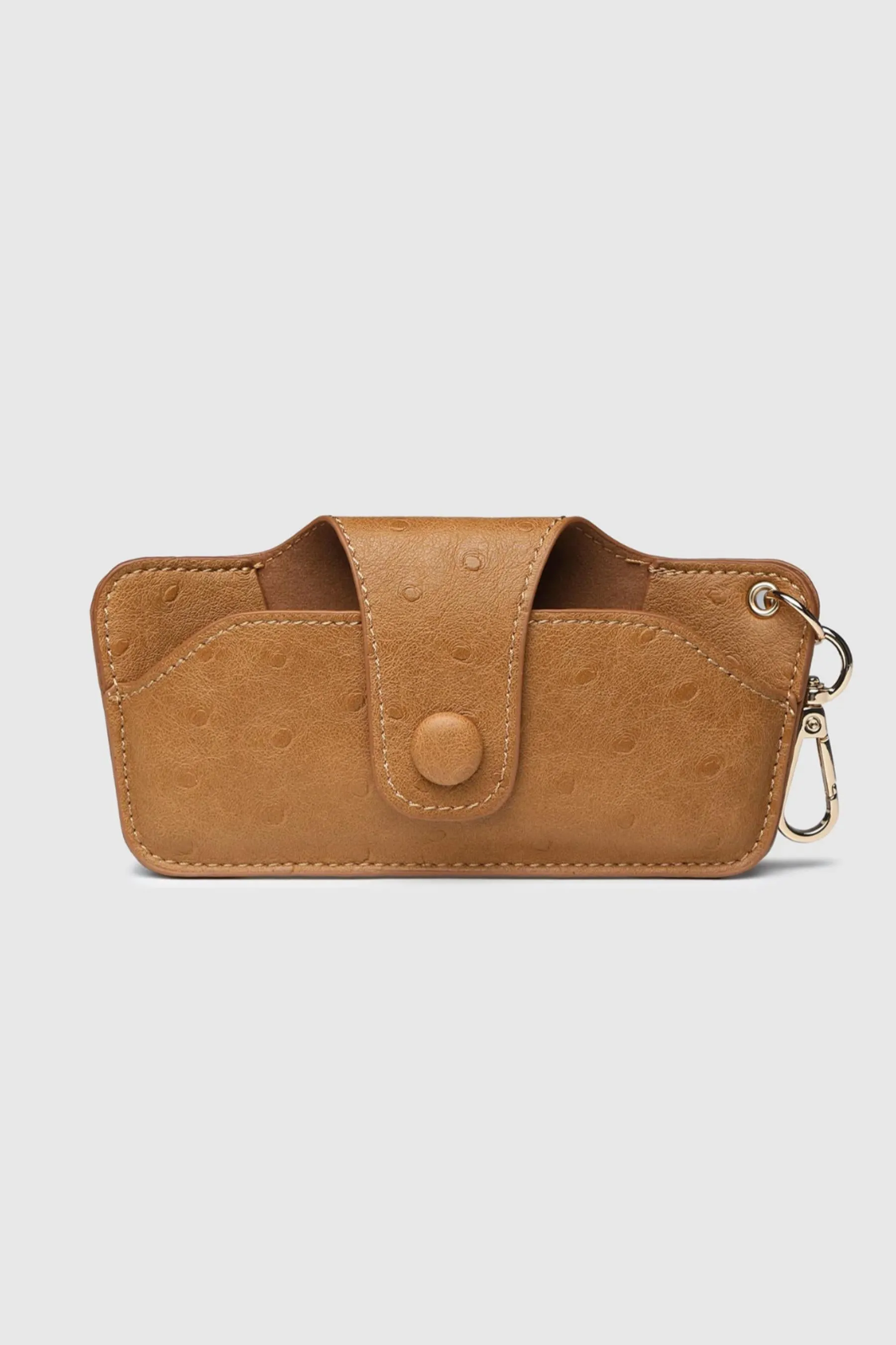 Sunglasses Case | Ostrich Nutmeg